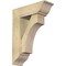 Ekena Millwork Westlake Traditional Rough Sawn Bracket w/ Offset Brace, Douglas Fir, 8"W x 24"D x 32"H BKT0806X24X32WTL01RDF - alternate 1